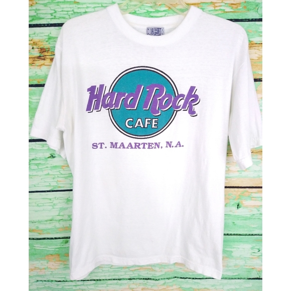 Hard Rock Cafe Tops - Vintage 90's Hard Rock Cafe St. Maarten T Shirt XL